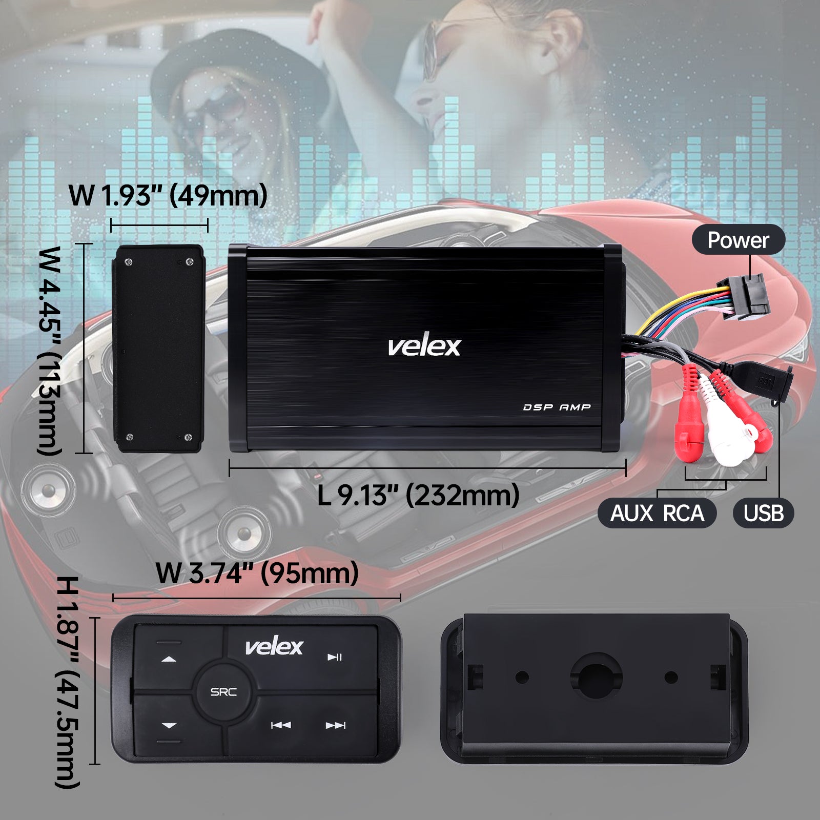 DSV606 | Velex DSP Bluetooth Amplifier