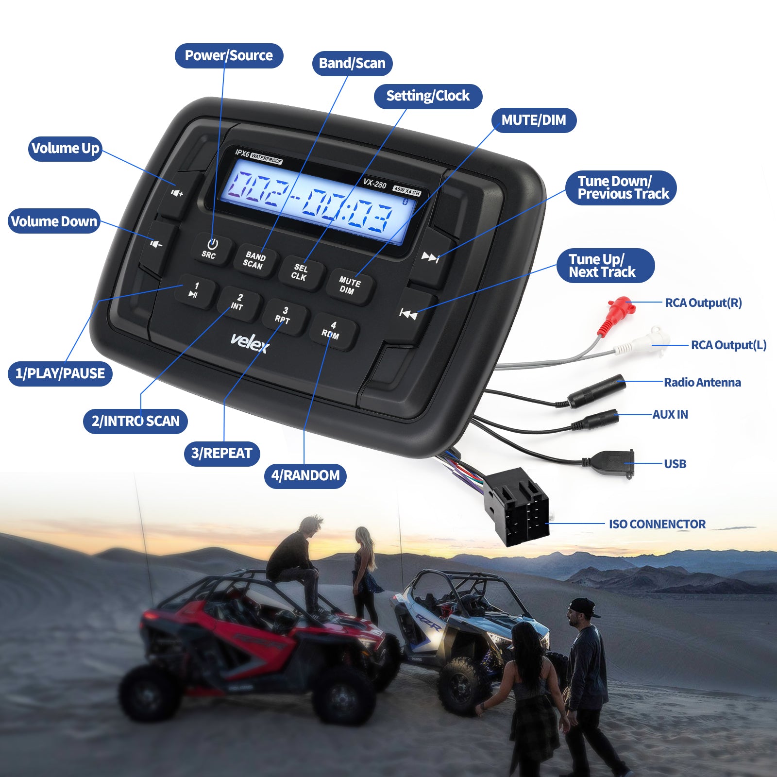VX280 | Powersport Radio