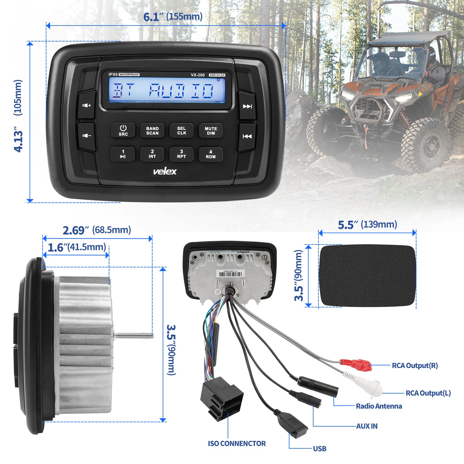 VX280 | Powersport Radio