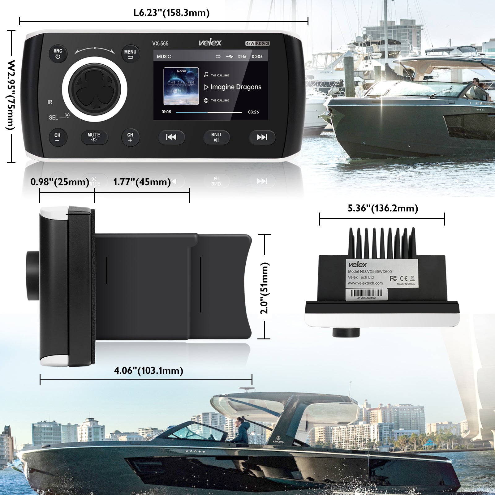 VX565D | Velex Marine Media Center